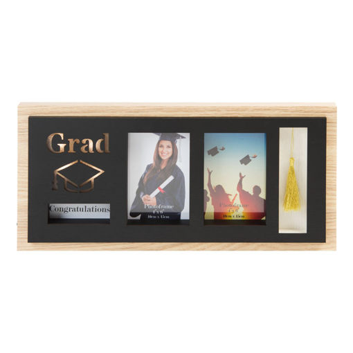 Picture of GRADUATION WOODEN LED FRAME 2 BY 4X6 INCHES
